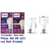 Philips A60 8W E27 Led Bulb (Frosted)